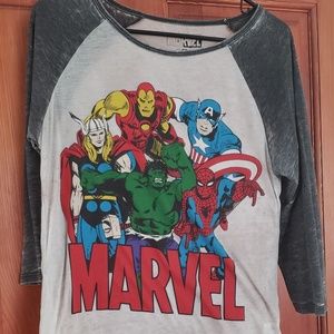 Avengers baseball tee